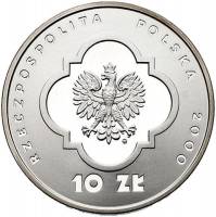 () Монета Польша 2000 год 10 злотых ""    AU
